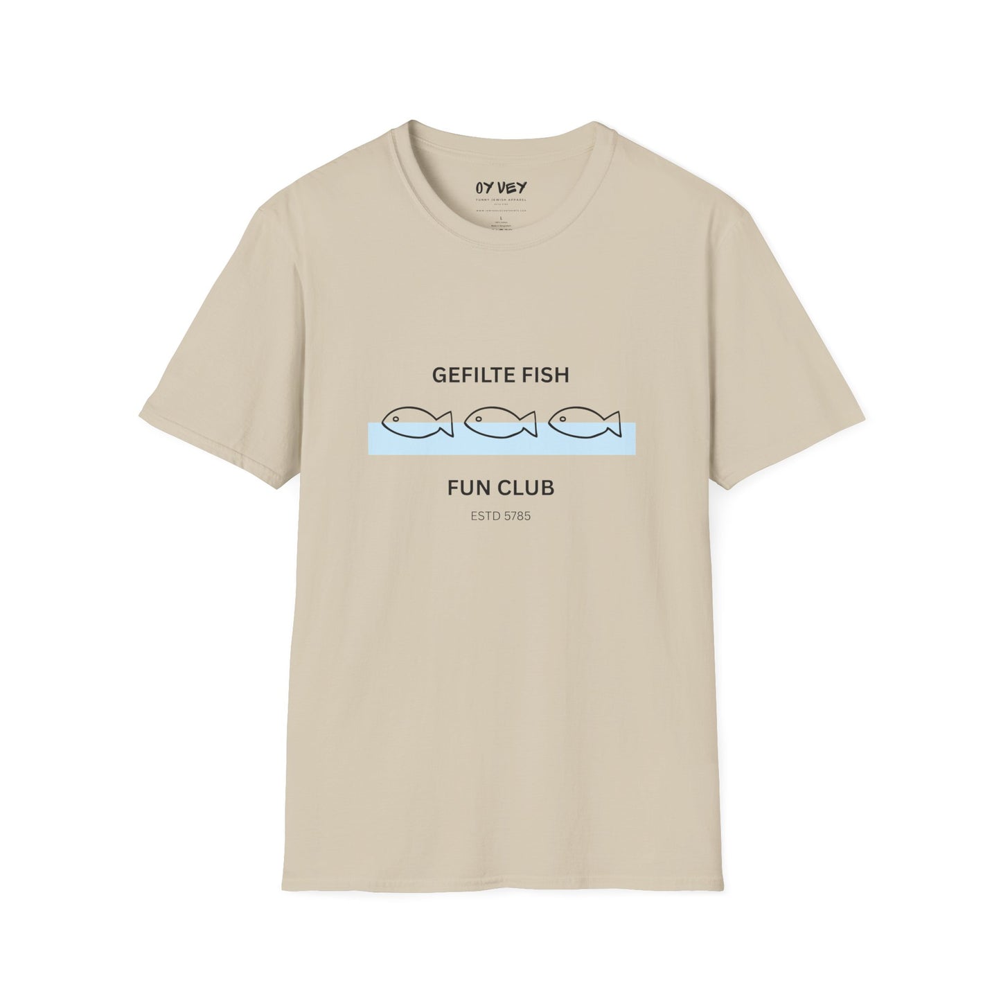 Gefilte Fish Fun Club 2  - Unisex soft T-shirt, Perfect Gift for Friends