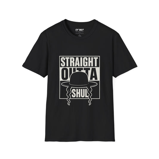Strait Outta Shul - Unisex soft T-shirt, Perfect Gift for Friends