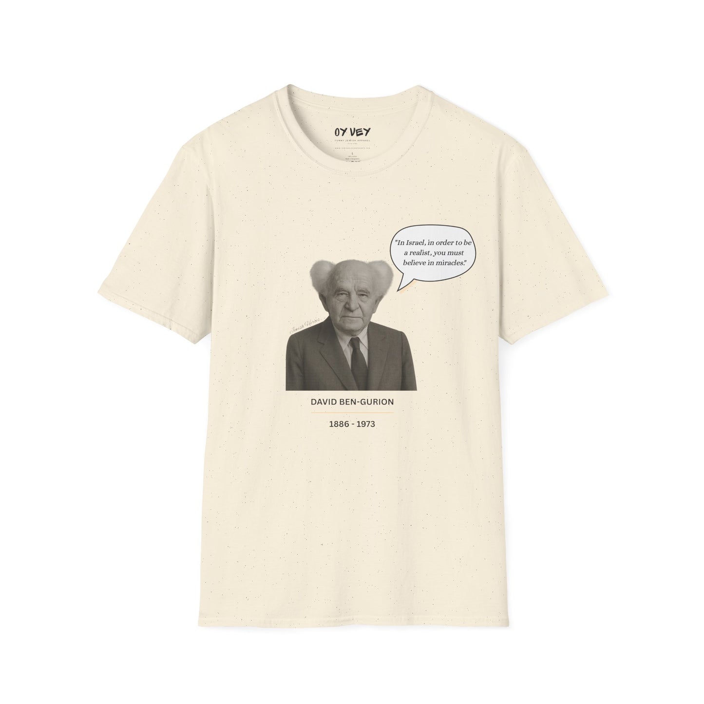 David Ben-Gurion - Unisex soft T-shirt, Perfect Gift for Friends