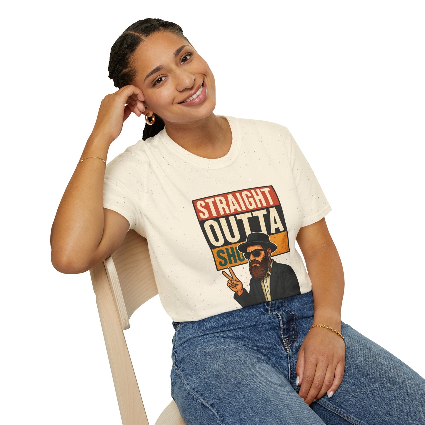 Straight Outta Shul 2- Unisex soft T-shirt, Perfect Gift for Friends