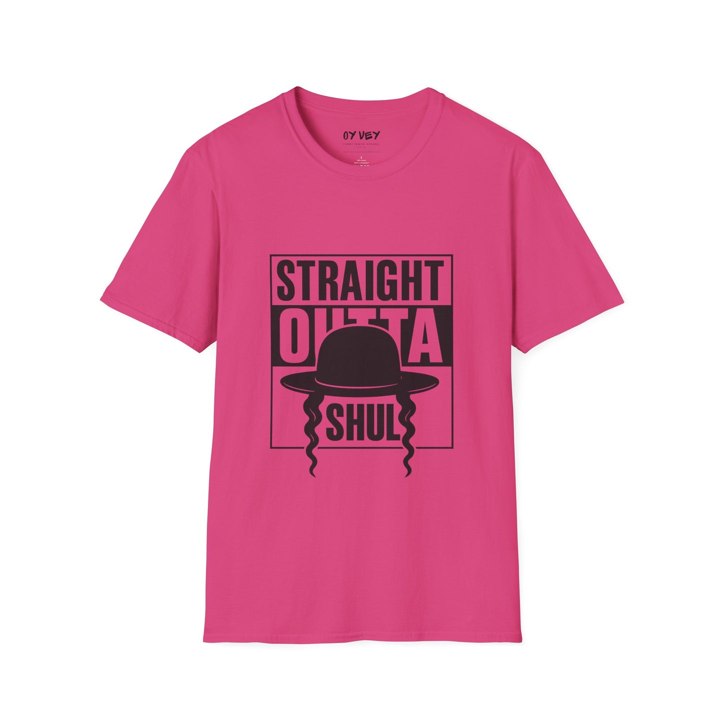 Chabad HGS Strait Outta Shul - Unisex soft T-shirt, Perfect Gift for Friends