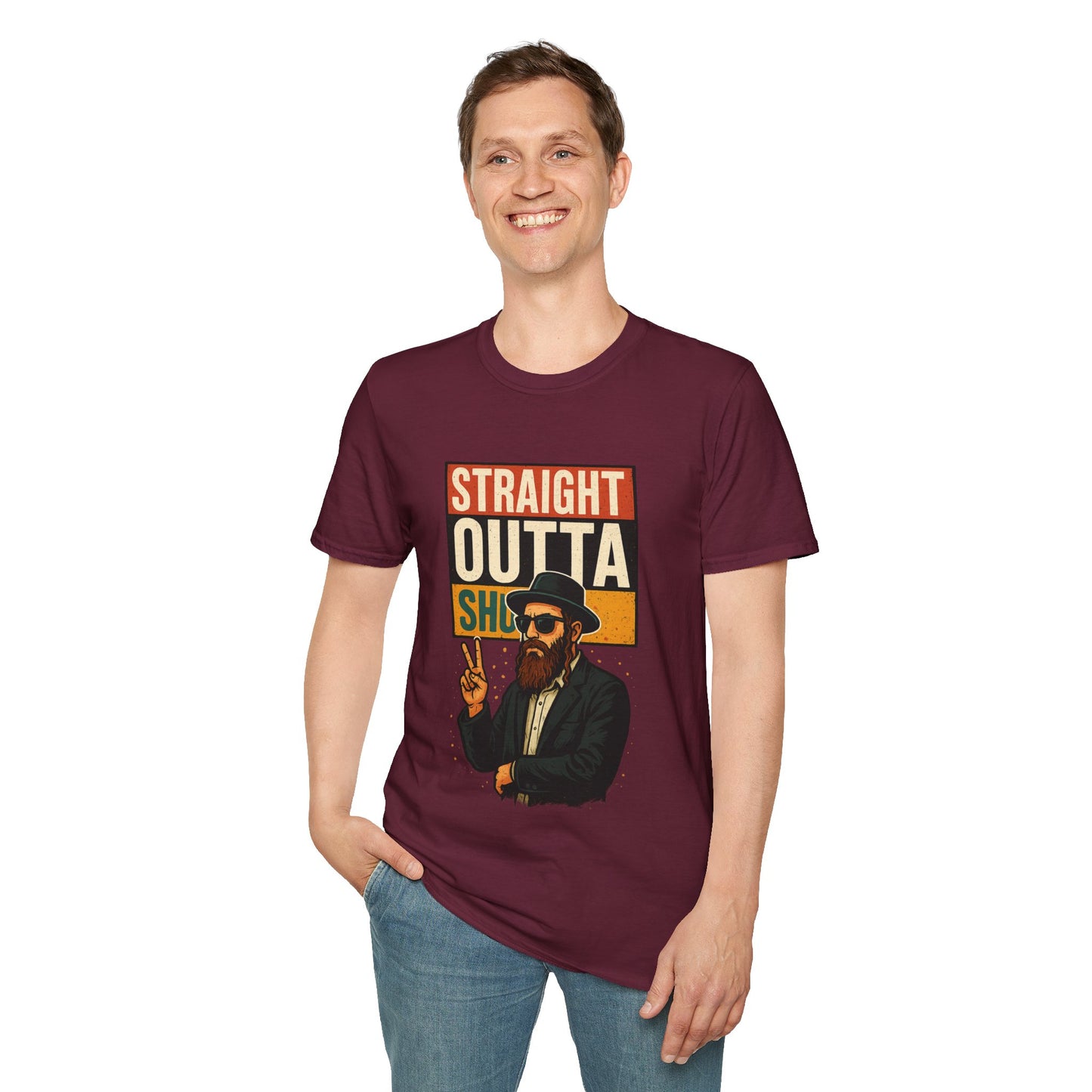 Straight Outta Shul 2- Unisex soft T-shirt, Perfect Gift for Friends