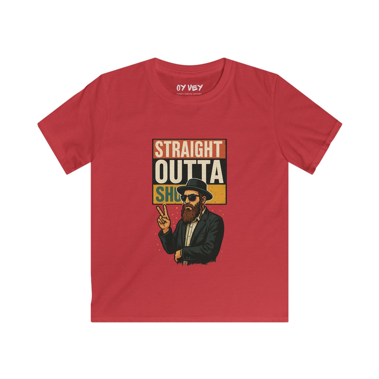 Straight Outta Shul 2 Soft style Kids Tee