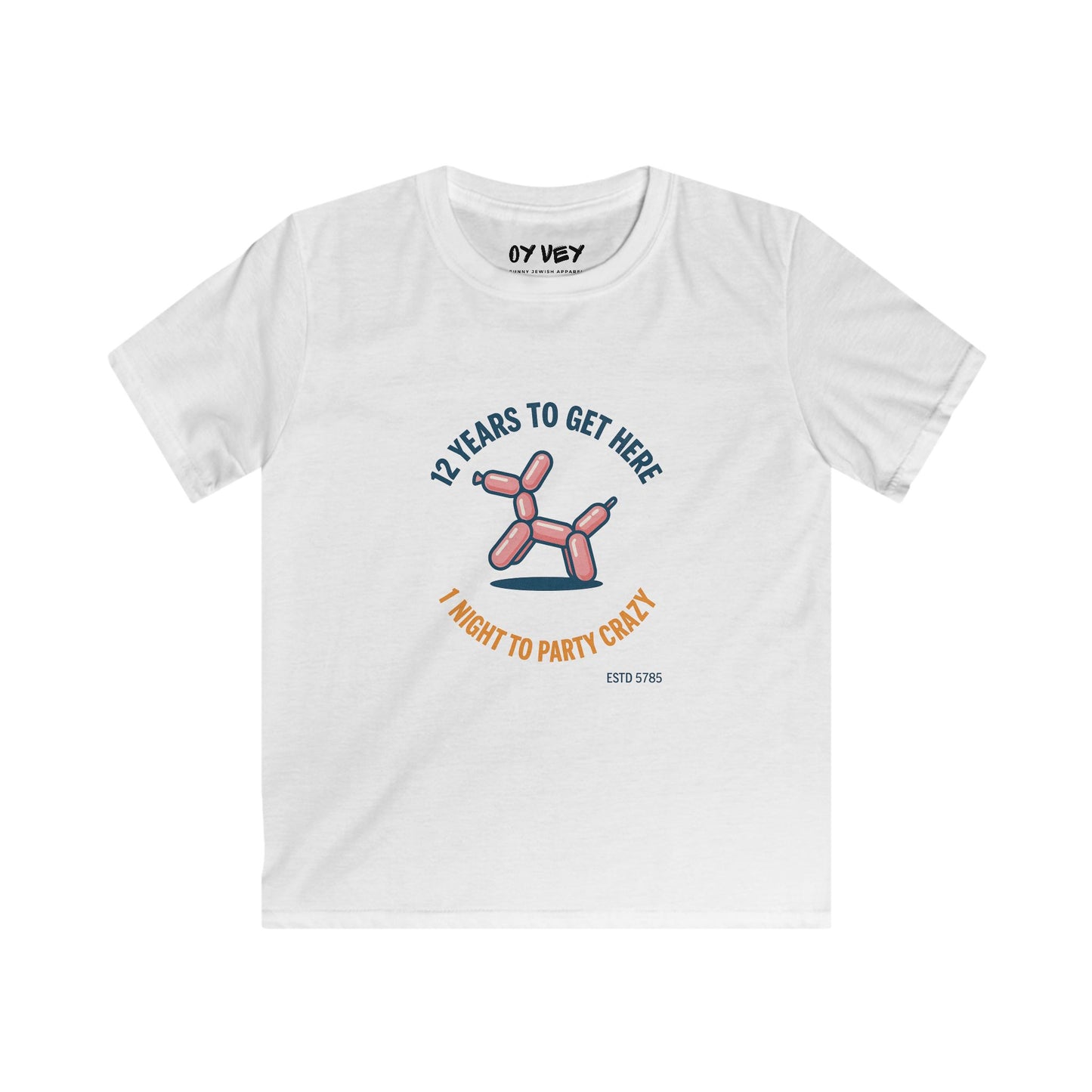 Party Like Crazy Soft style Kids Tee