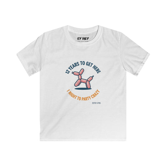 Party Like Crazy Soft style Kids Tee