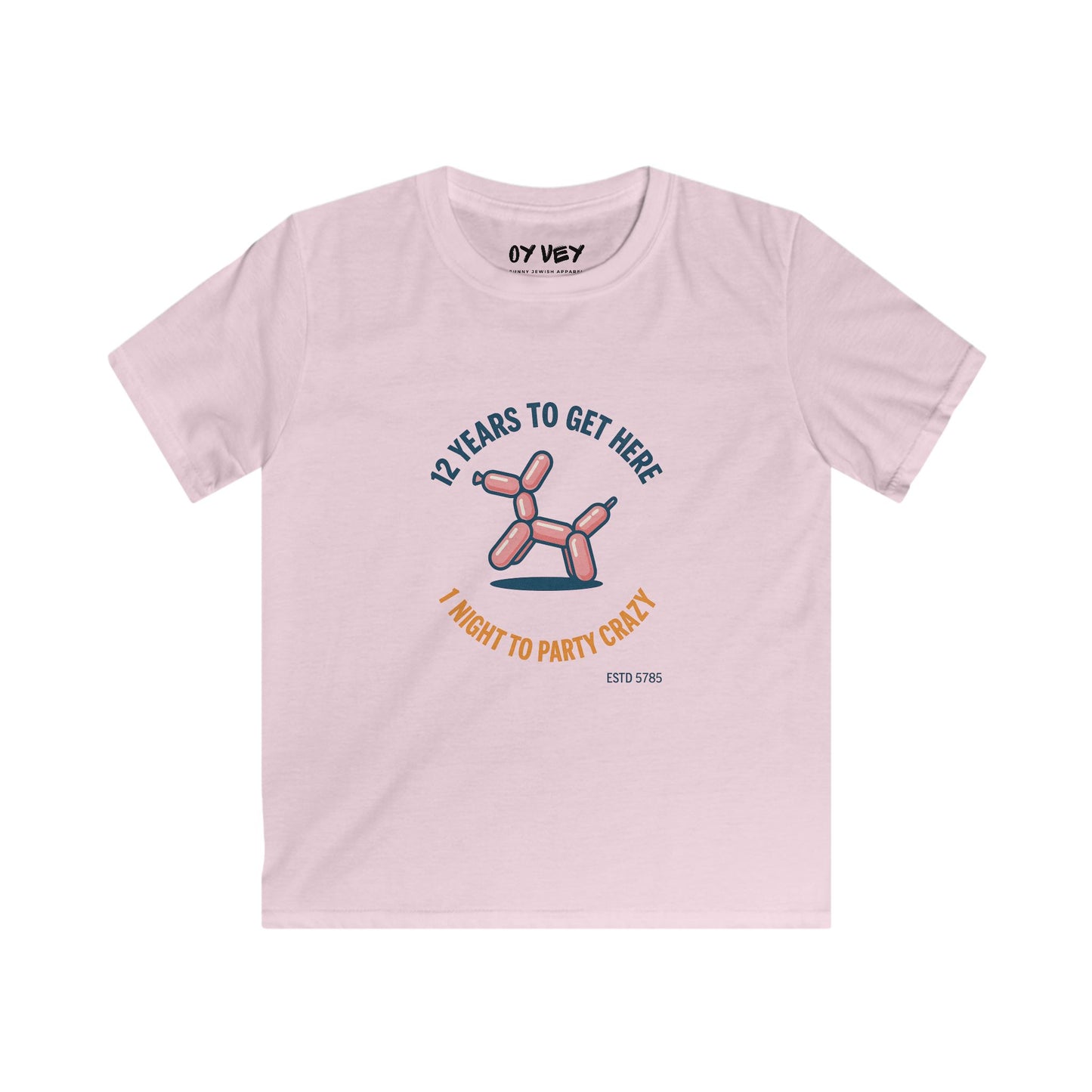 Party Like Crazy Soft style Kids Tee