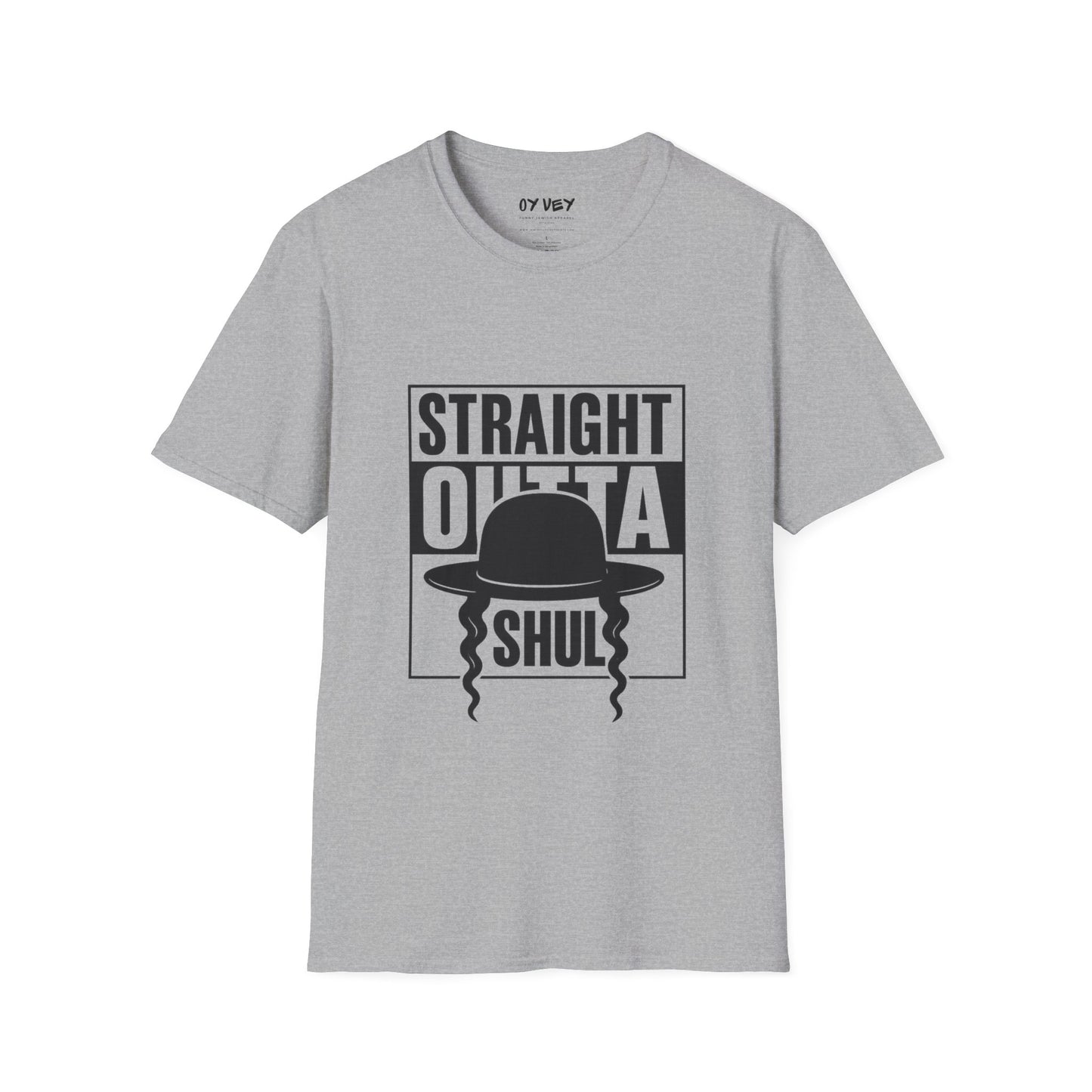 Chabad HGS Strait Outta Shul - Unisex soft T-shirt, Perfect Gift for Friends