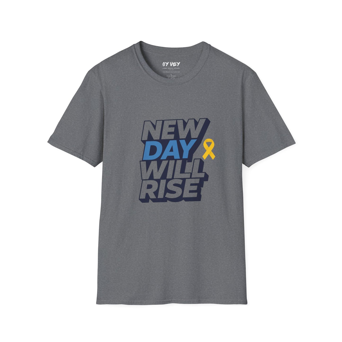 New Day Will Rise - Unisex soft T-shirt, Perfect Gift for Israel Supporters
