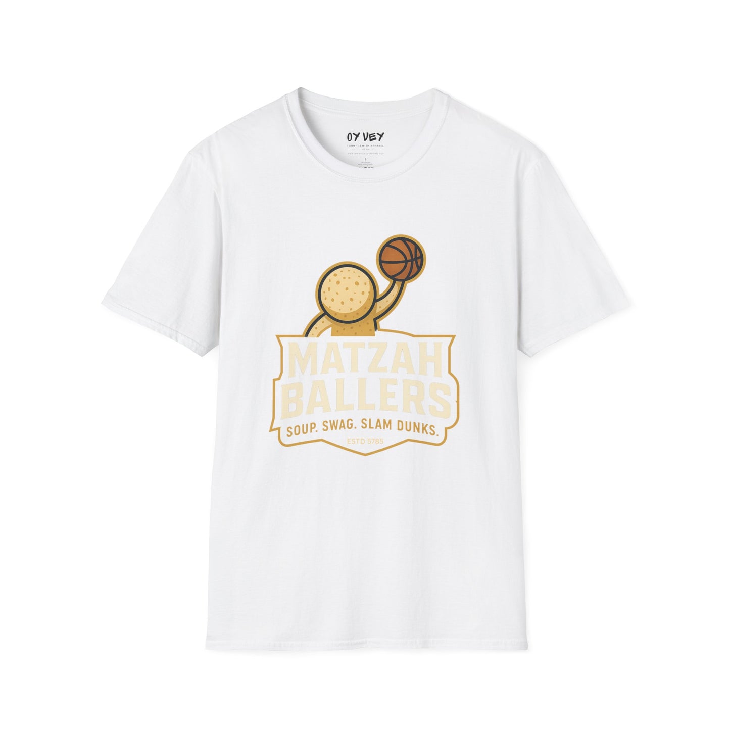 Matza Ballers - Unisex soft T-shirt, Perfect Gift for Friends