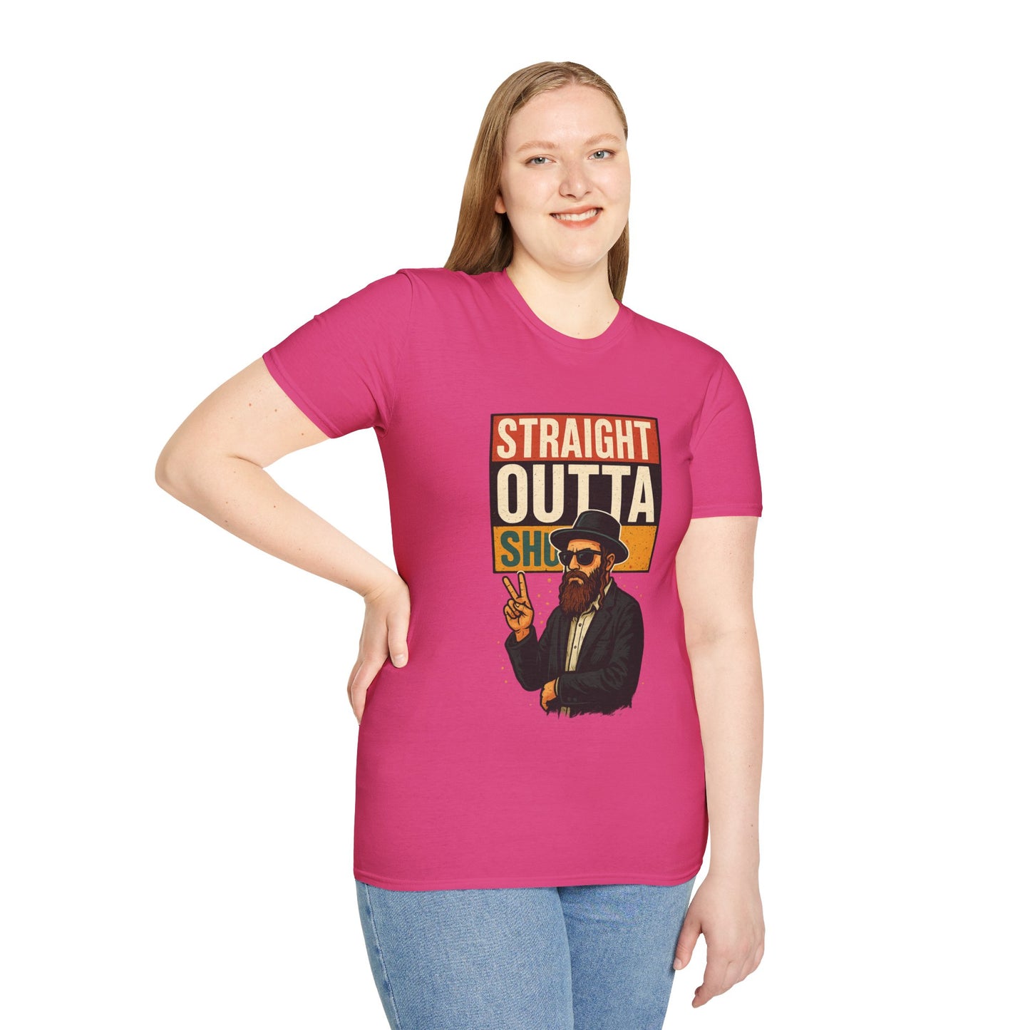 Straight Outta Shul 2- Unisex soft T-shirt, Perfect Gift for Friends