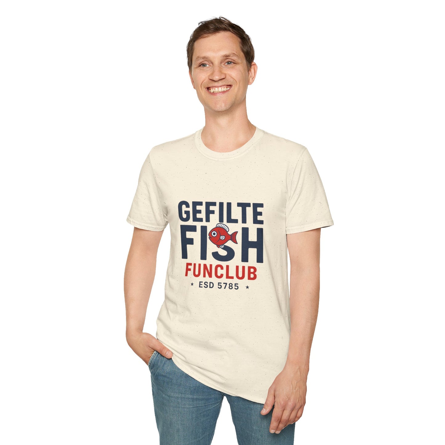 Gefilte Fish Fun Club 2 - Unisex soft T-shirt, Perfect Gift for Friends