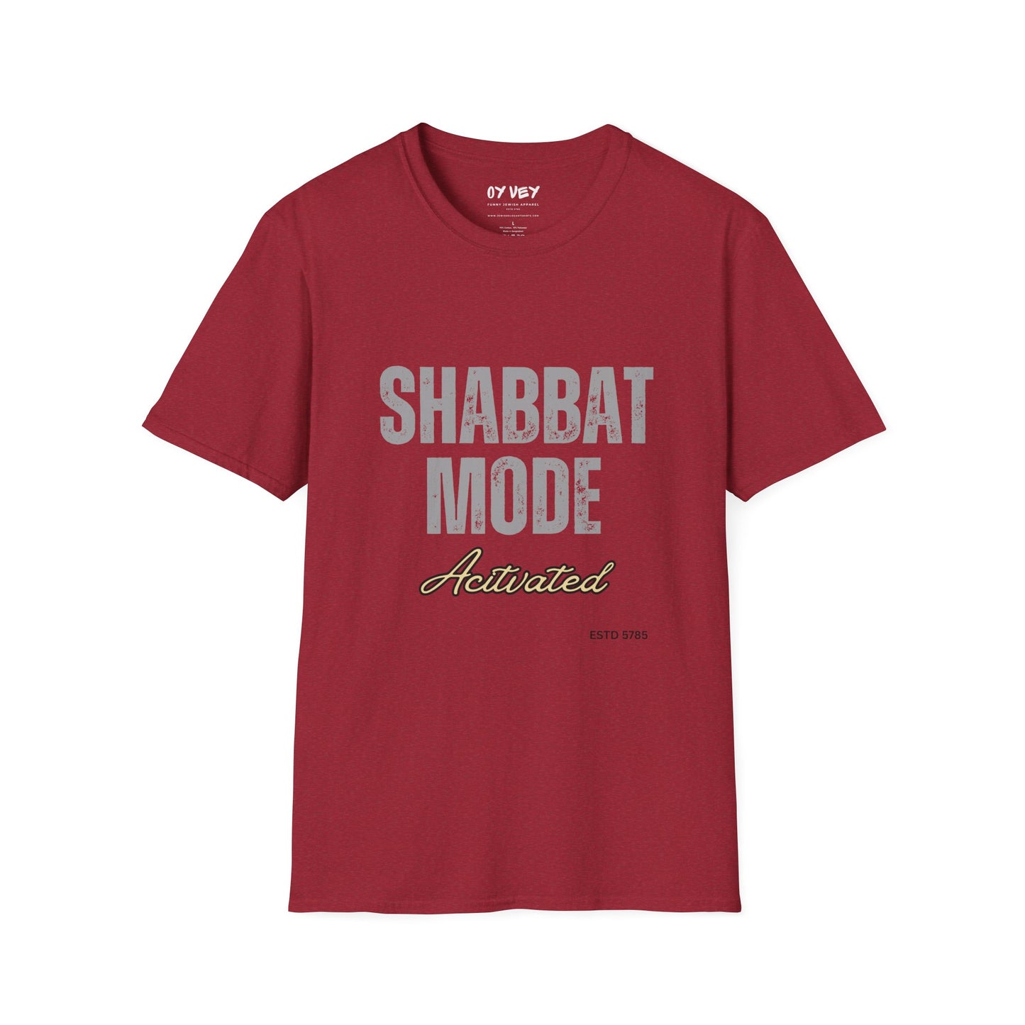 Shabbat Mode Activated 2 - Unisex soft T-shirt, Perfect Gift for Friends
