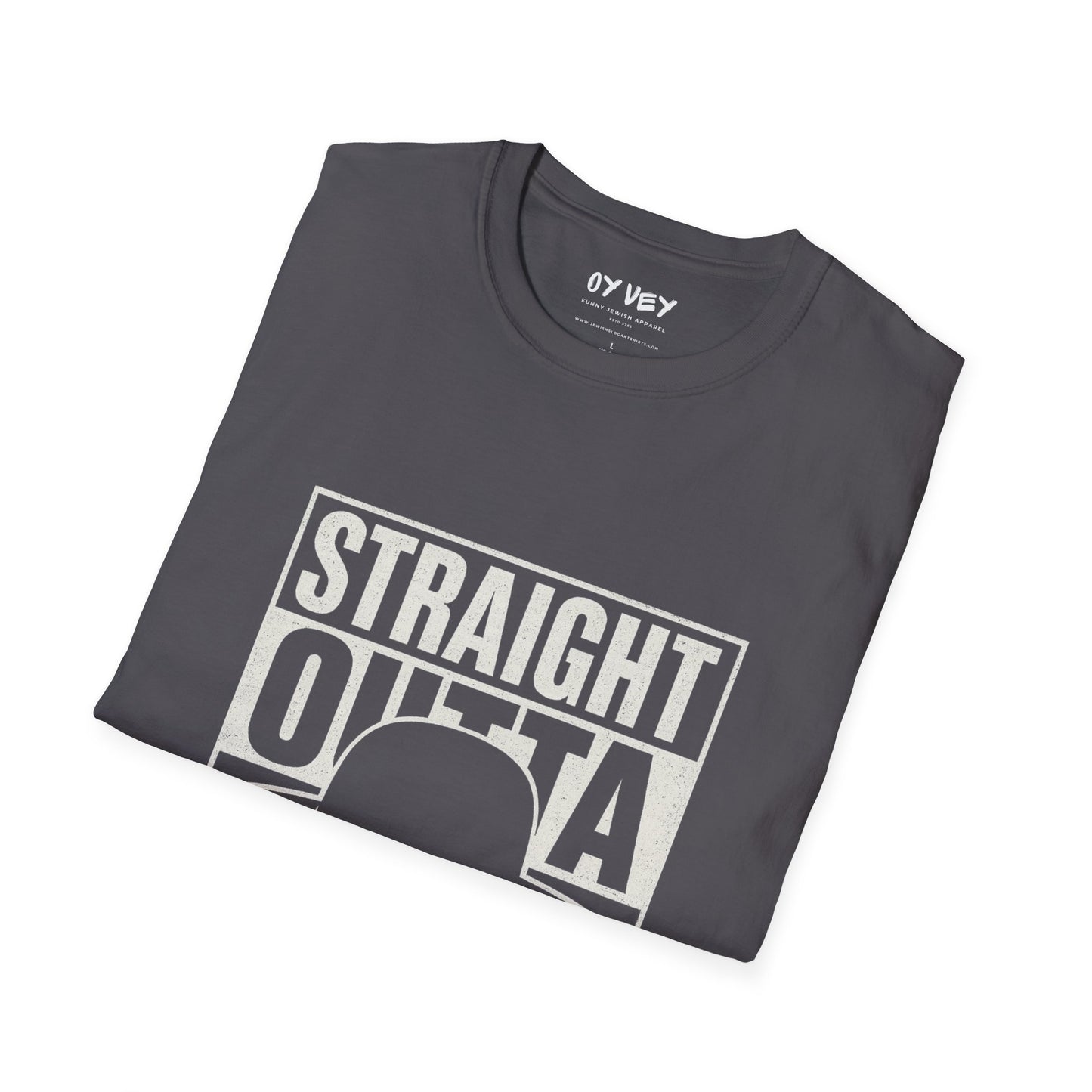 Chabad HGS Strait Outta Shul - Unisex soft T-shirt, Perfect Gift for Friends