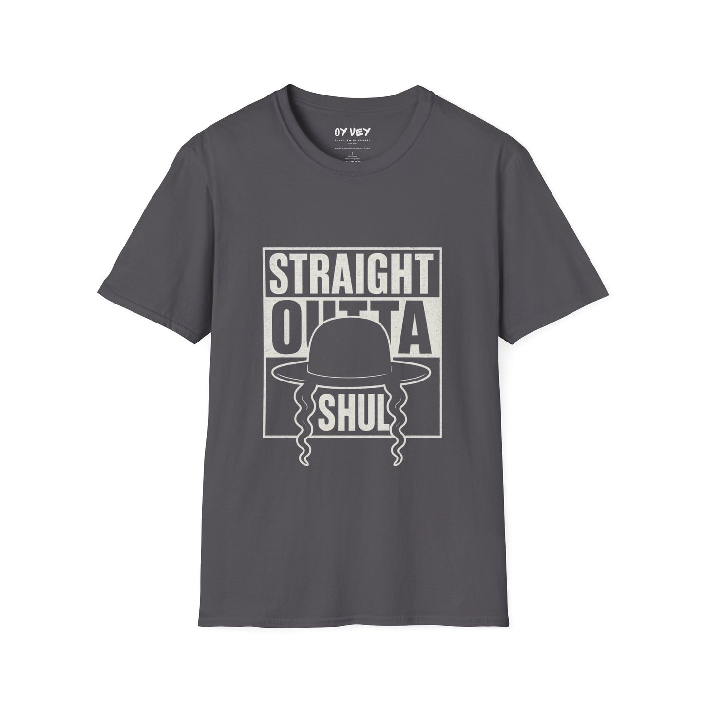 Chabad HGS Strait Outta Shul - Unisex soft T-shirt, Perfect Gift for Friends