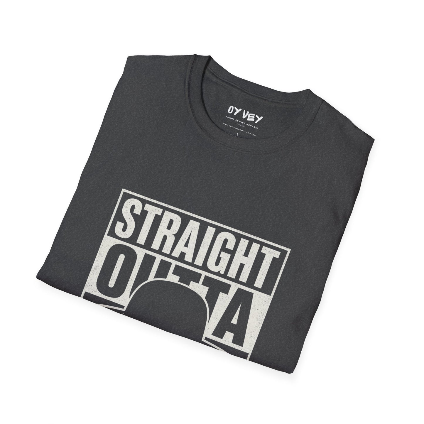 Chabad HGS Strait Outta Shul - Unisex soft T-shirt, Perfect Gift for Friends