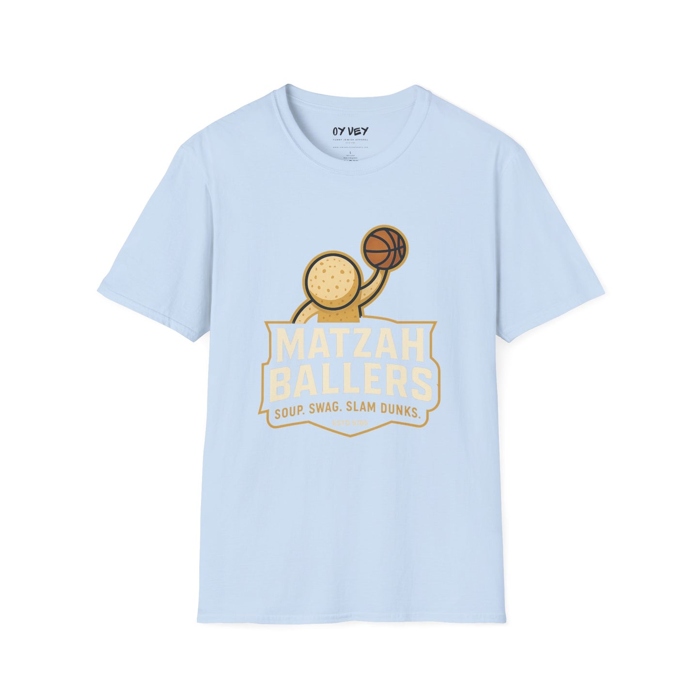Matza Ballers - Unisex soft T-shirt, Perfect Gift for Friends