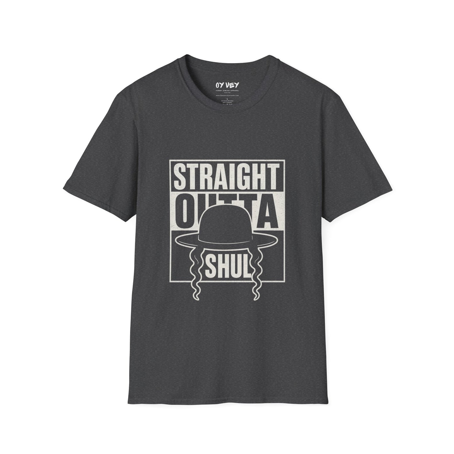 Chabad HGS Strait Outta Shul - Unisex soft T-shirt, Perfect Gift for Friends